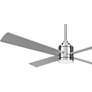 5_54" Minka Aire Falco Brushed Nickel LED Indoor Ceiling Fan more views