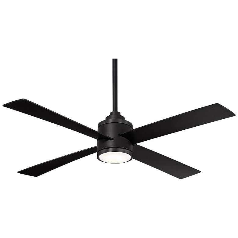 Image 2 54" Minka Aire Falco Coal Black LED Indoor Ceiling Fan