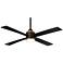 54" Minka Aire Falco Coal Black LED Indoor Ceiling Fan