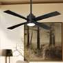 1_54" Minka Aire Falco Coal Black LED Indoor Ceiling Fan