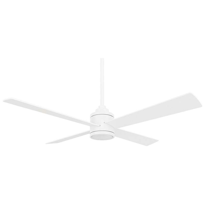 Image 3 54" Minka Aire Falco Flat White LED Indoor Ceiling Fan