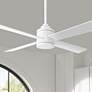 2_54" Minka Aire Falco Flat White LED Indoor Ceiling Fan