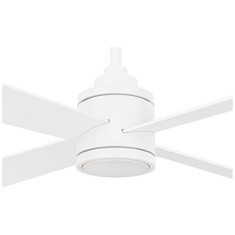 Image 4 54" Minka Aire Falco Flat White LED Indoor Ceiling Fan more views