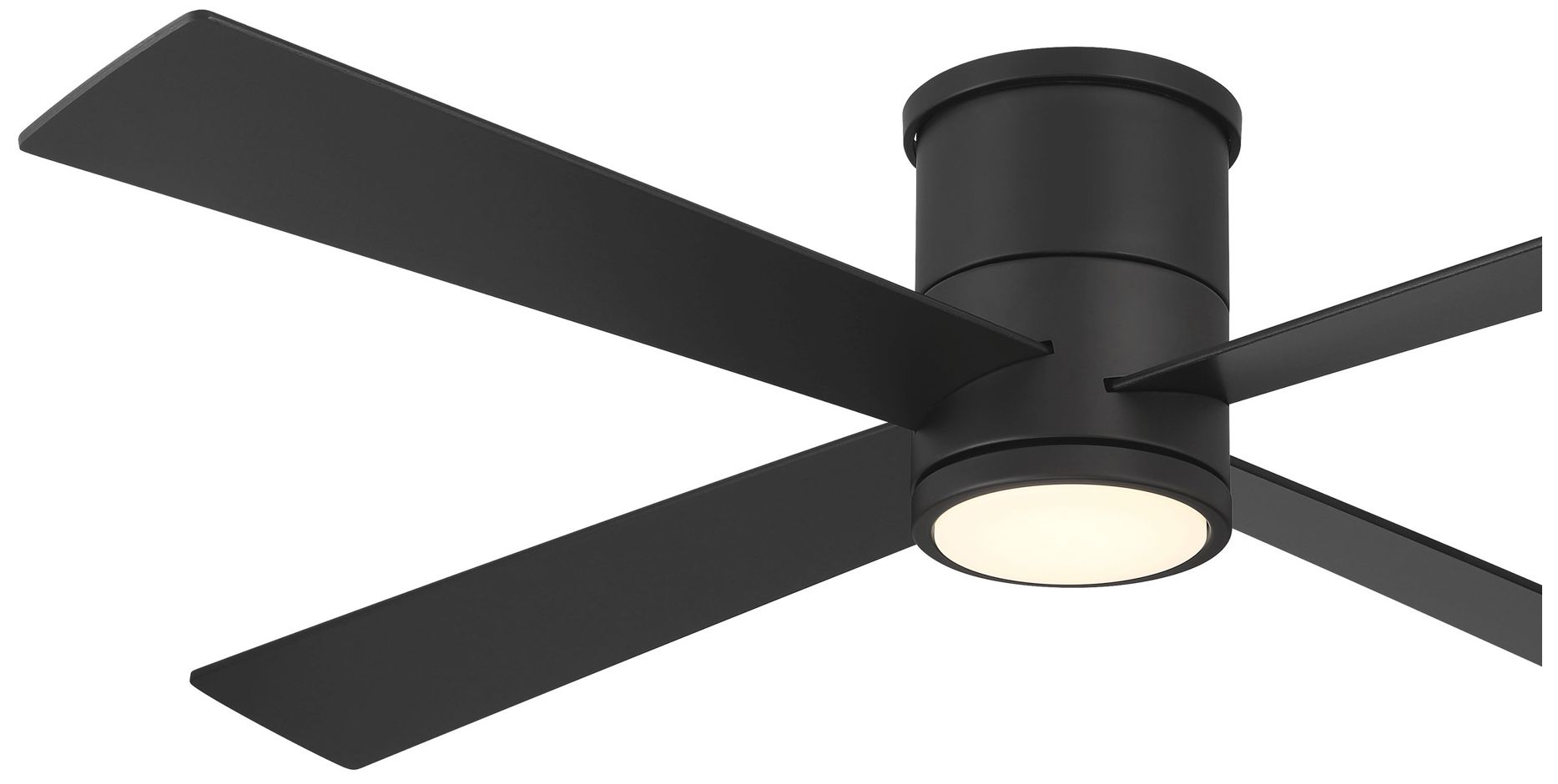 Image 4 54" Minka Aire Falco Flush Coal Black LED Ceiling Fan more views