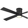 4_54" Minka Aire Falco Flush Coal Black LED Ceiling Fan more views
