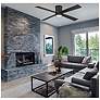 5_54" Minka Aire Falco Flush Coal Black LED Ceiling Fan more views