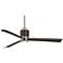 54" Minka Aire Gear Polished Nickel Bronze LED Ceiling Fan with Remote