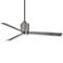 54" Minka Aire Gear Polished Nickel LED Ceiling Fan with Remote