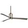 54" Minka Aire Gear Polished Nickel LED Ceiling Fan with Remote