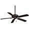 54" Minka Aire Iron Sundowner Outdoor Ceiling Fan with Pull Chain