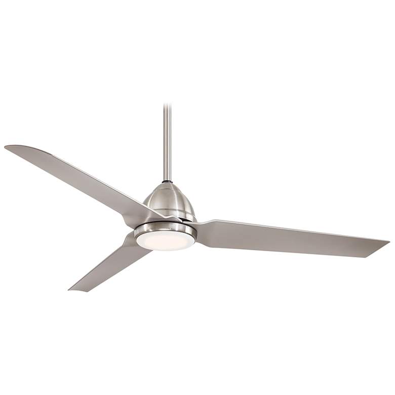 Image 2 54 inch Minka Aire Java Brushed Nickel Wet Ceiling Fan with Remote Control