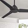 Thumbnail1 of 54" Minka Aire Java Coal Black Wet Rated Ceiling Fan with Remote