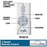 Thumbnail4 of 54" Minka Aire Java Coal Black Wet Rated Ceiling Fan with Remote more views