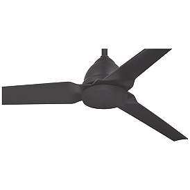 Image5 of 54" Minka Aire Java Coal Black Wet Rated Ceiling Fan with Remote more views