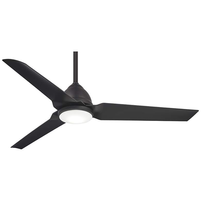 Image 2 54 inch Minka Aire Java Coal Indoor-Outdoor LED Ceiling Fan with Remote