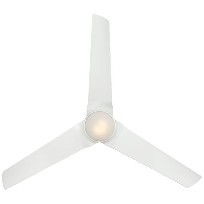 Image 5 54 inch Minka Aire Java Flat White Wet Rated LED Ceiling Fan with Remote more views