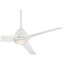 6_54" Minka Aire Java Flat White Wet Rated LED Ceiling Fan with Remote more views