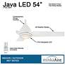 7_54" Minka Aire Java Flat White Wet Rated LED Ceiling Fan with Remote more views
