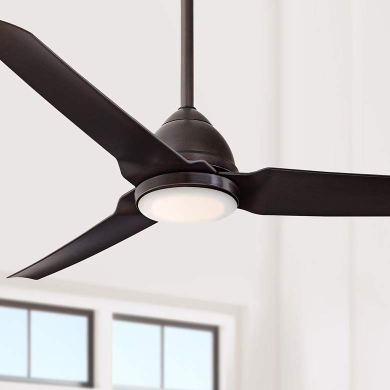 Image 1 54 inch Minka Aire Java Kocoa LED Ceiling Fan with Remote Control