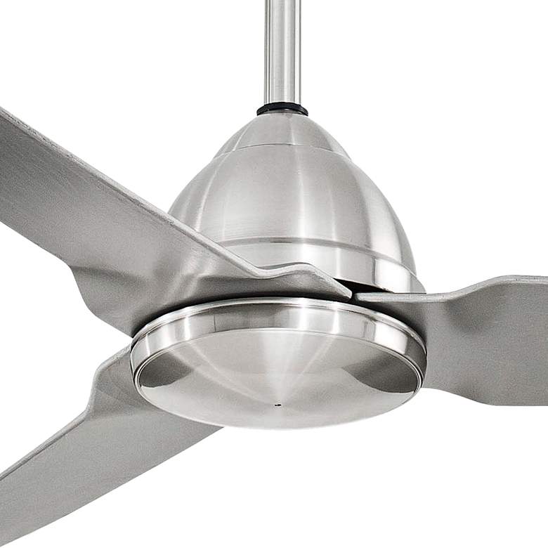 54 inch Minka Aire Java Nickel Wet Location Modern Ceiling Fan with Remote more views
