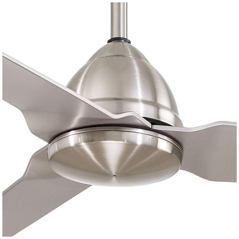 Image 3 54" Minka Aire Java Nickel Wet Location Modern Ceiling Fan with Remote more views