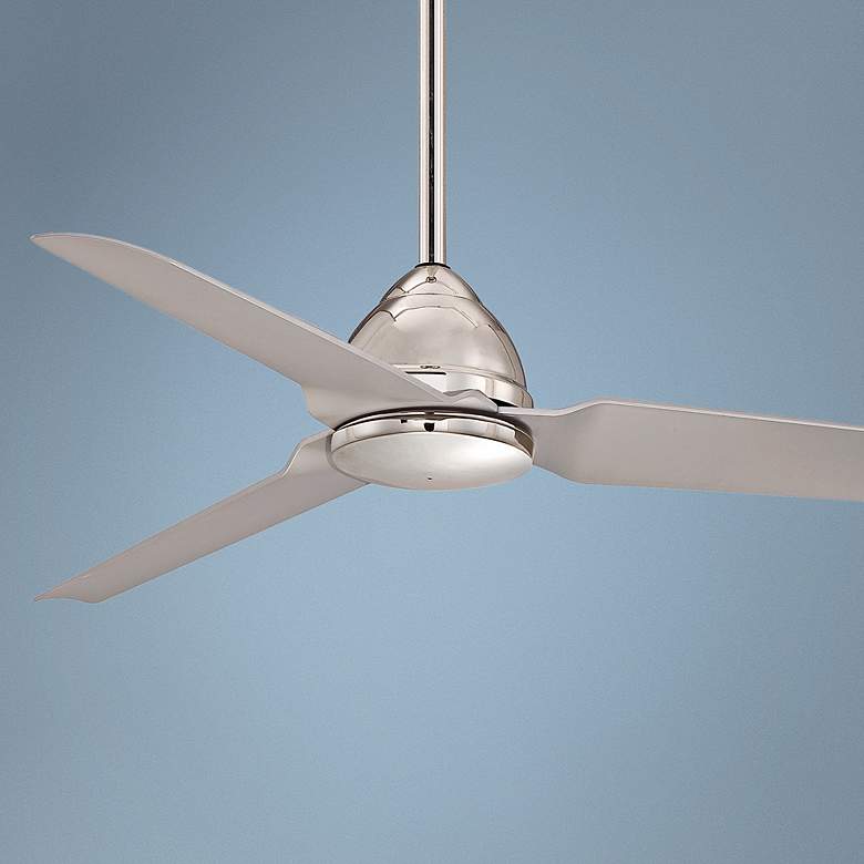Image 1 54" Minka Aire Java Polished Nickel Ceiling Fan