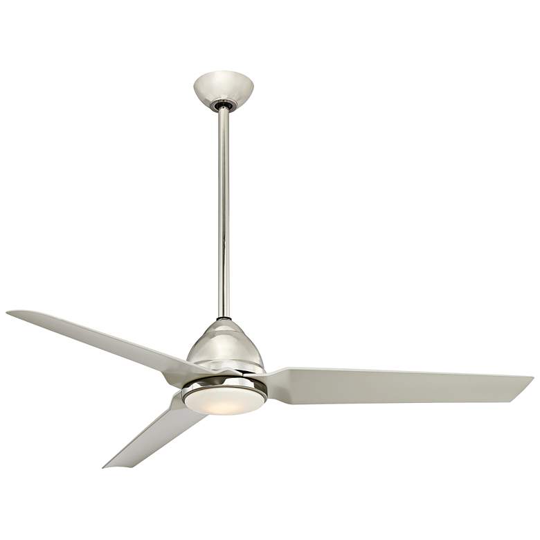 Image 2 54" Minka Aire Java Polished Nickel LED Ceiling Fan with Remote