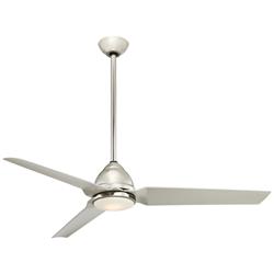 54&quot; Minka Aire Java Polished Nickel LED Ceiling Fan with Remote
