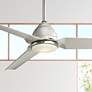 54" Minka Aire Java Polished Nickel LED Ceiling Fan with Remote