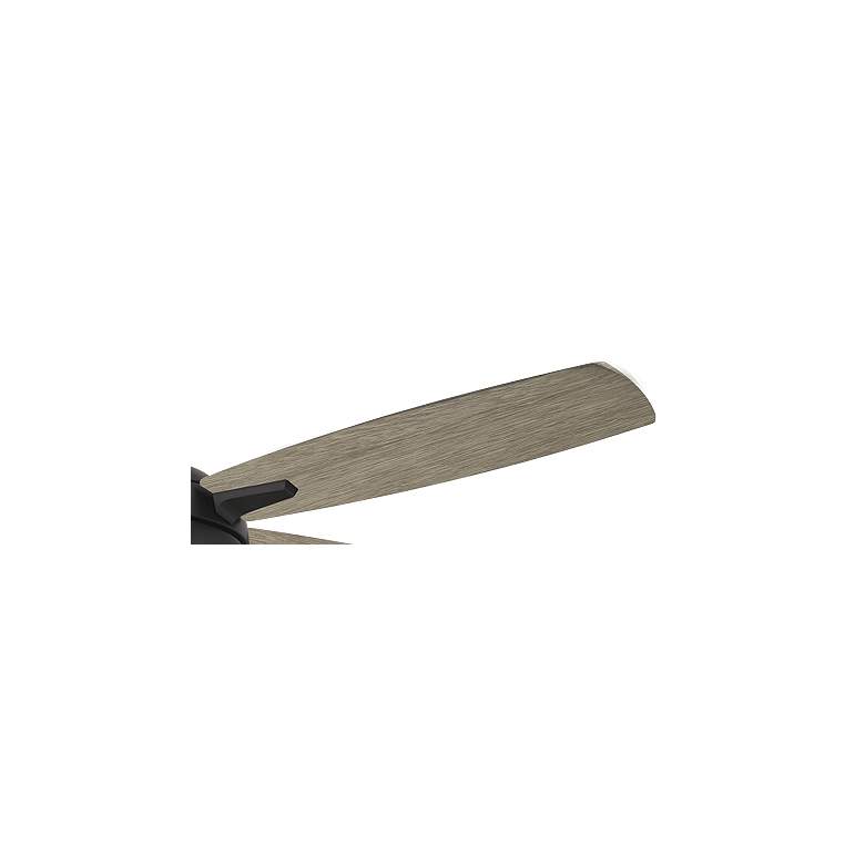 Image 4 54" Minka Aire Lun-Aire Coal and Gray LED Ceiling Fan with Pull Chain more views