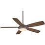 54" Minka Aire Lun-Aire Oil Rubbed Bronze LED Pull Chain Ceiling Fan