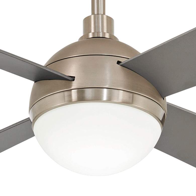 Image 3 54" Minka Aire Orb Brushed Steel LED Ceiling Fan with Remote more views