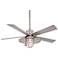 54" Minka Aire Rainman Brushed Nickel Ceiling Fan