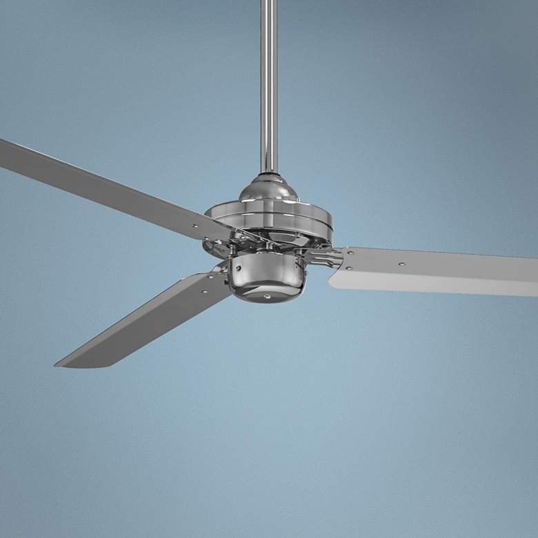 Image 1 54" Minka Aire Steal Brushed Nickel Ceiling Fan with Wall Control