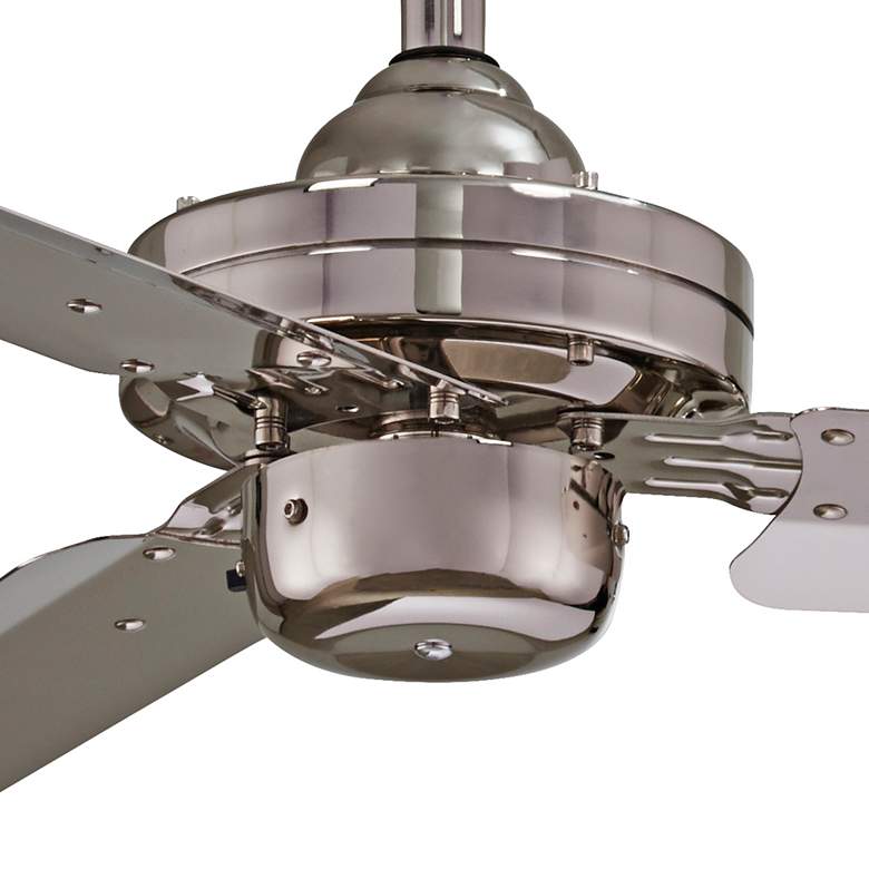 Image 3 54" Minka Aire Steal Brushed Nickel Ceiling Fan with Wall Control more views