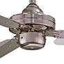 54" Minka Aire Steal Brushed Nickel Ceiling Fan with Wall Control