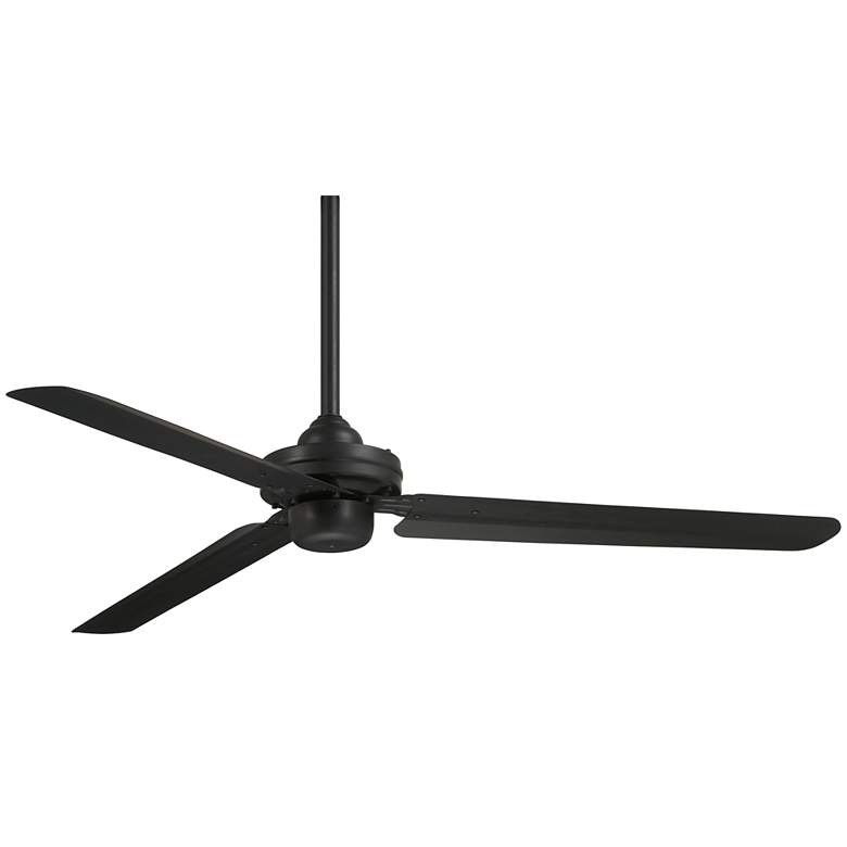 Image 2 54" Minka Aire Steal Coal Finish 3-Blade Ceiling Fan with Wall Control
