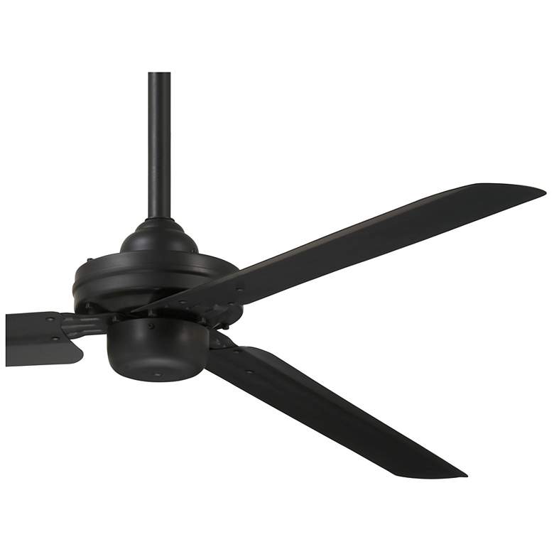 Image 6 54" Minka Aire Steal Coal Finish 3-Blade Ceiling Fan with Wall Control more views