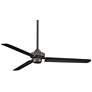 54" Minka Aire Steal Gun Metal Ceiling Fan with Wall Control