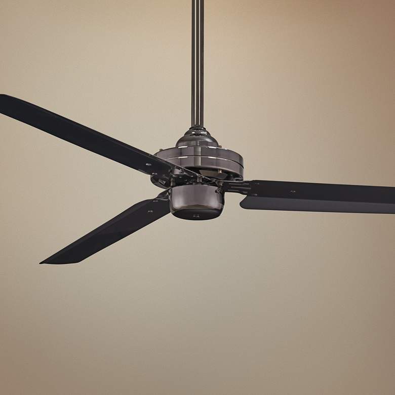 Image 1 54 inch Minka Aire Steal Gun Metal Ceiling Fan with Wall Control