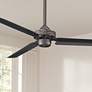 54" Minka Aire Steal Gun Metal Ceiling Fan with Wall Control