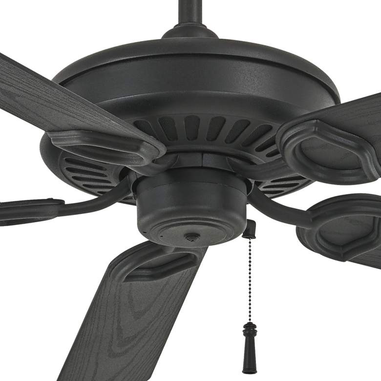 Image 3 54" Minka Aire Sundowner Textured Coal Outdoor Pull Chain Ceiling Fan more views
