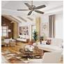 6_54" Minka Aire Timeless Burnished Nickel Pull Chain Ceiling Fan more views