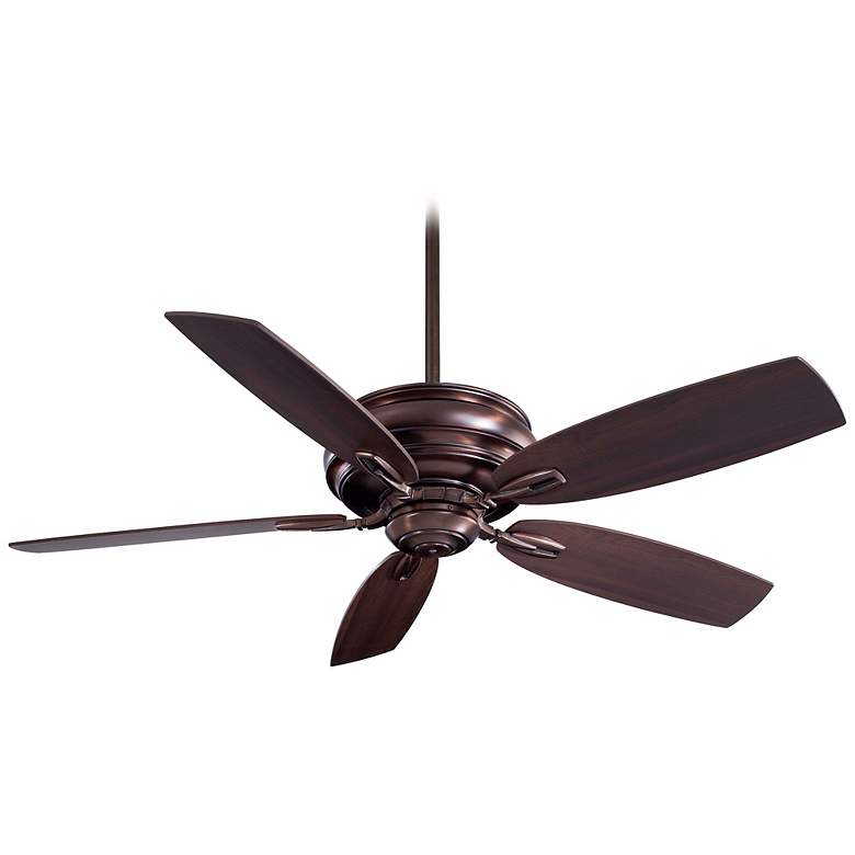 Image 2 54 inch Minka Aire Timeless Dark Brushed Bronze Pull Chain Ceiling Fan