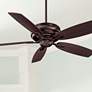 54" Minka Aire Timeless Dark Brushed Bronze Pull Chain Ceiling Fan