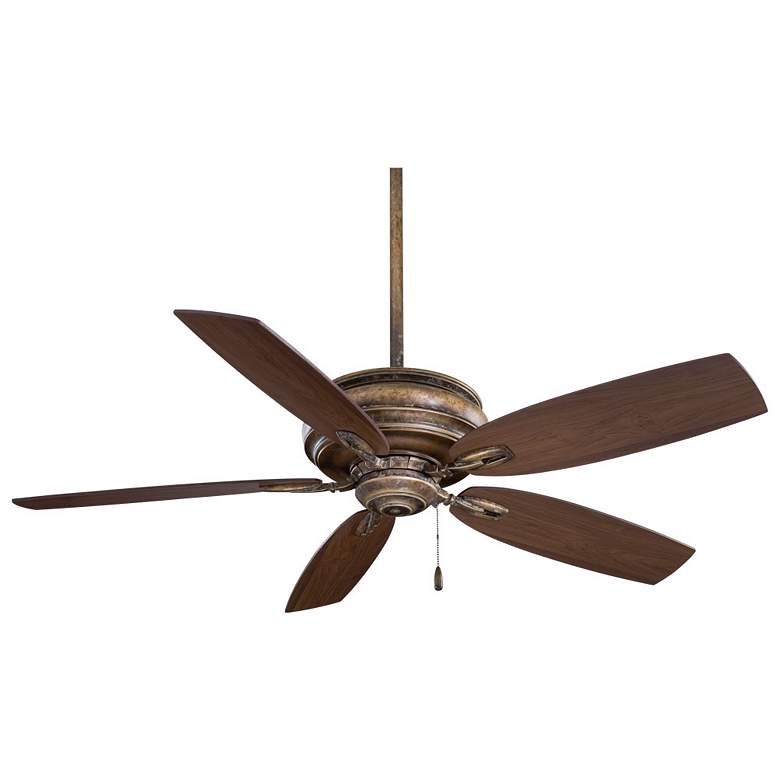 Image 2 54" Minka Aire Timeless French Beige Finish Pull Chain Ceiling Fan