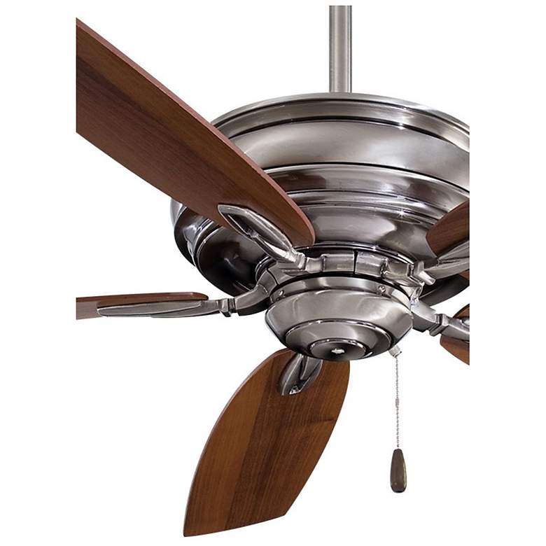 Image 3 54" Minka Aire Timeless Pewter 5-Blade Ceiling Fan with Pull Chain more views