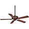 54" Minka Aire Ultra-Max Belcaro Walnut Ceiling Fan with Remote