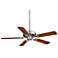 54" Minka Aire Ultra-Max Brushed Nickel Ceiling Fan with Remote