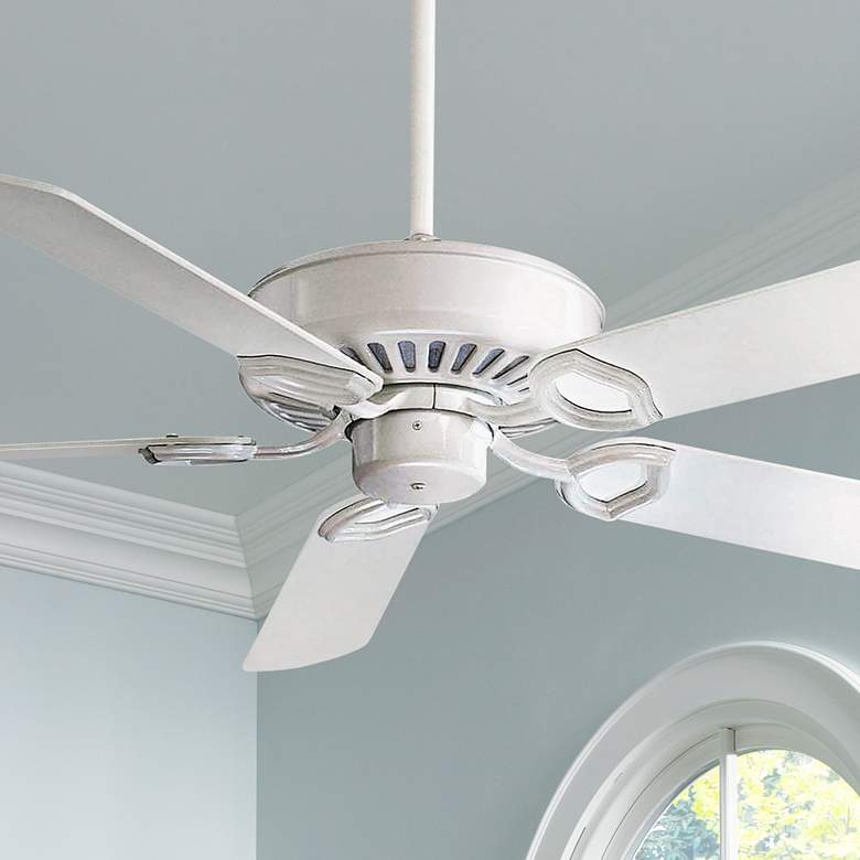 Image 1 54 inch Minka Aire Ultra-Max White Ceiling Fan with Remote